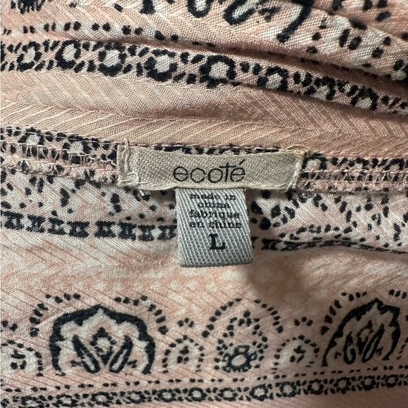 Ecoté Women’s Pink Cover Up Size Large - Picture 7 of 7